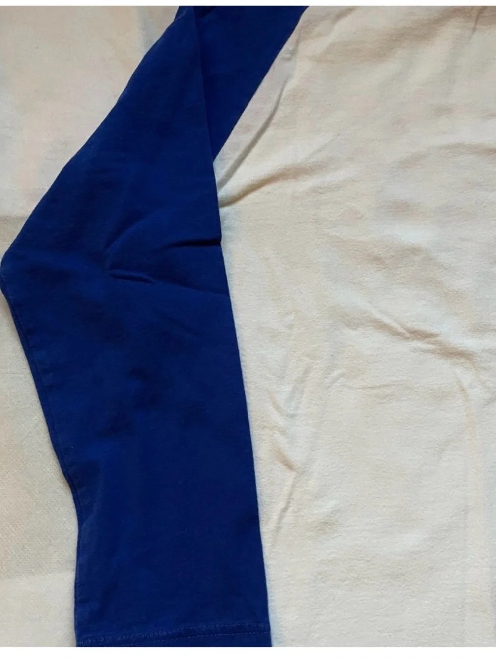 Children’s Place Boys sz 5/6 Soccer All Star Raglan Long Sleeve Shirt Blue White